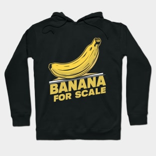 Banana For Scale, Banana Design Hoodie